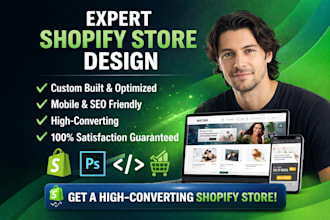 create a professional shopify store for high conversions