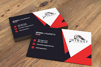 design unique business card print ready