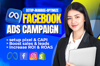 run facebook ads for sales and leads, instagram ads,meta ads