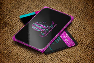 design business card, luxury and brand identity