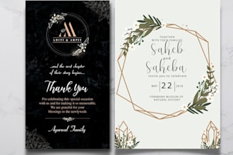 design customized wedding card invitations