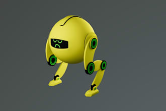design low poly 3d character in maya and blender