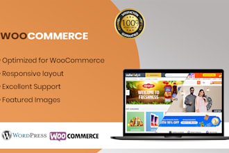 design and develop responsive ecommerce store by woocomerce