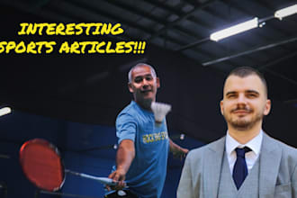 write interesting sports articles