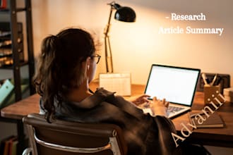 write summaries and research articles for you