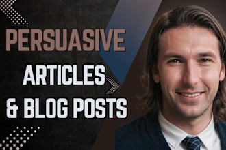 write SEO blog posts and articles