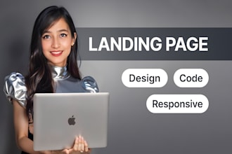 do responsive html landing page design