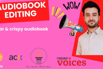 edit and master your audiobook professionally