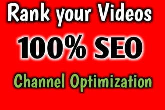 youtube video SEO, channel optimization, and rank in top 10