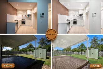 enhance real estate photos, photo editing with fast delivery