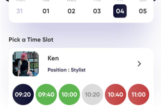 develop salon booking android app ios app mobile apps