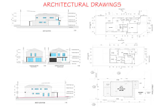 draw or convert PDF sketch to detailed cad or revit drawings