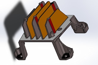 do standard 3d modelling using solid work for manufacturing