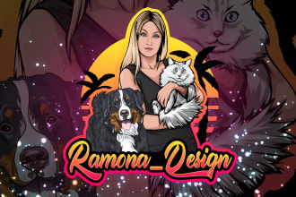 design a customized twitch package, logo, and kick overlay