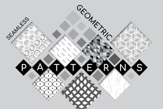 design seamless geometric or hand drawn vector pattern