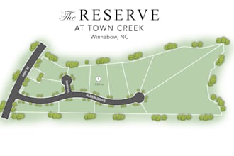 render site plan, town plan, plat map design
