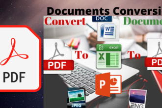 convert PDF to word, excel, power point, jpg and google docs