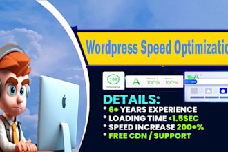 optimize your wordpress website loading speed and performance