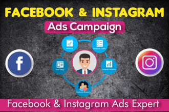 run profitable facebook ads campaign and instagram advertising promotion