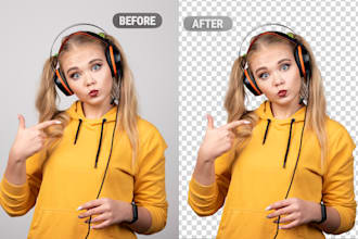 cut out photo, clipping mask, background remove to transparent