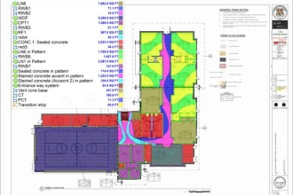do detail flooring material takeoff, cost estimation of construction projects