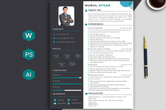 do the best resume or cv design in 3 hours