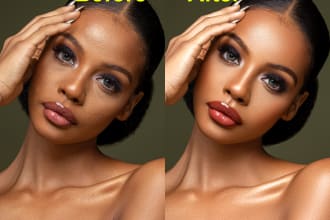 do headshot photo skin retouching high end retouching