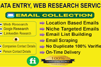 scrape google map, web scraping, b2b data extraction, web research, email list