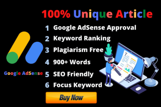write articles for your google adsense approval