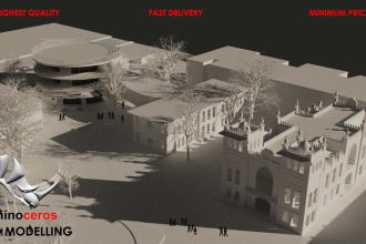 do architectural 3d modeling using rhino