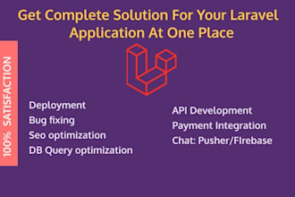 fix bugs and security issues in laravel application