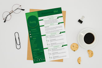 design a professional and awesome CV and resume