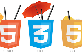 design a fully responsive website with HTML CSS js