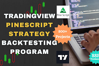 code tradingview strategy backtesting pinescript program