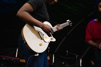 can write chord progressions, guitar solos and melodies