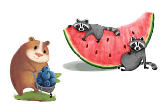 create animal cartoon character