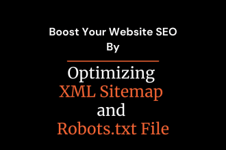 create a professional XML sitemap, robots txt for your website