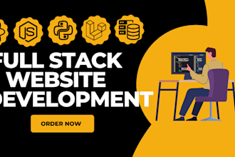 be your frontend and backend website developer