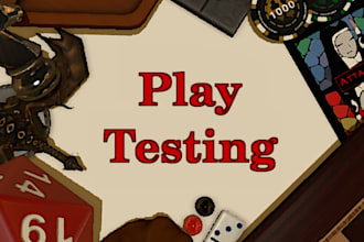 professionally playtest your boardgame