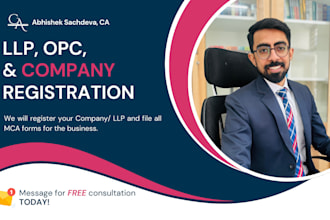 register company llp and do annual forms