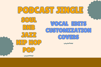 create a podcast jingle for you
