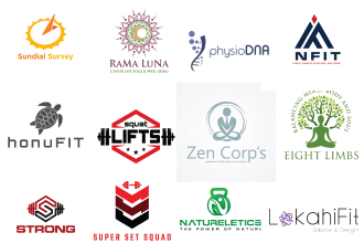 gym, wellness ,fitness, health and sports or sports clothing logo