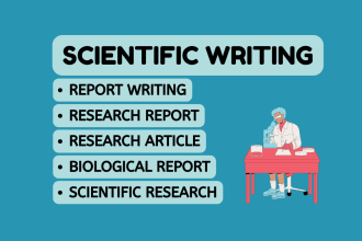 do biology reports, scientific writing and research articles