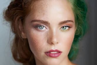 do realistic makeup editing and retouching
