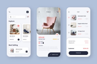 do mobile app development for android and IOS using flutter