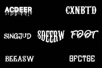 design a clothing font apparel urban streetwear logo