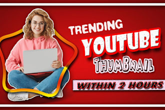 design trending youtube thumbnail