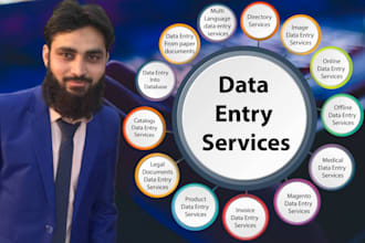 perfect data entry, research work ,legal document work,invoice data