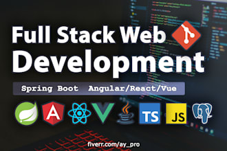 build a web app using spring boot with angular, react or vue