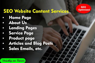 write you powerful SEO website contents and engaging emails